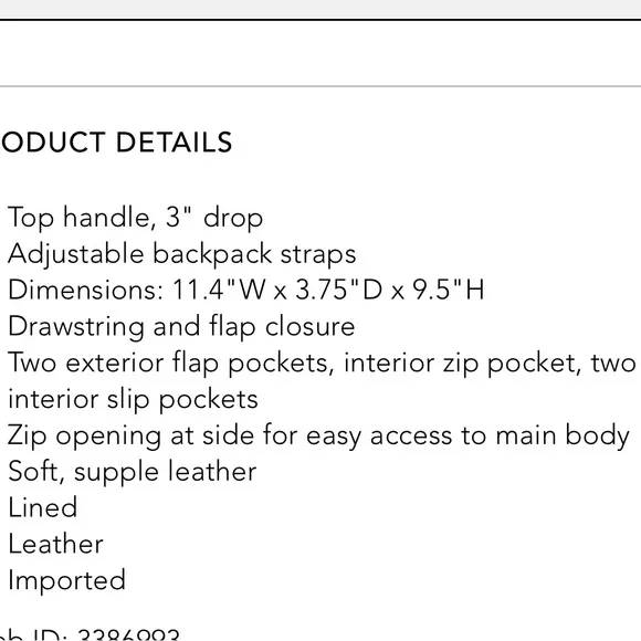 AllSaints Captain Leather Backpack - Picture 6 of 7